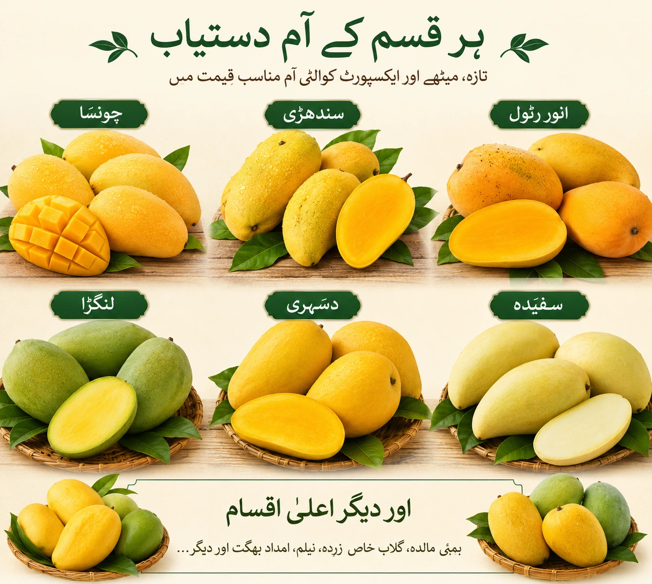 mangoes variety